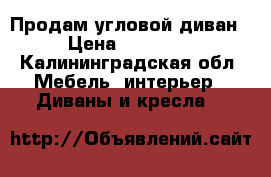Продам угловой диван › Цена ­ 37 000 - Калининградская обл. Мебель, интерьер » Диваны и кресла   